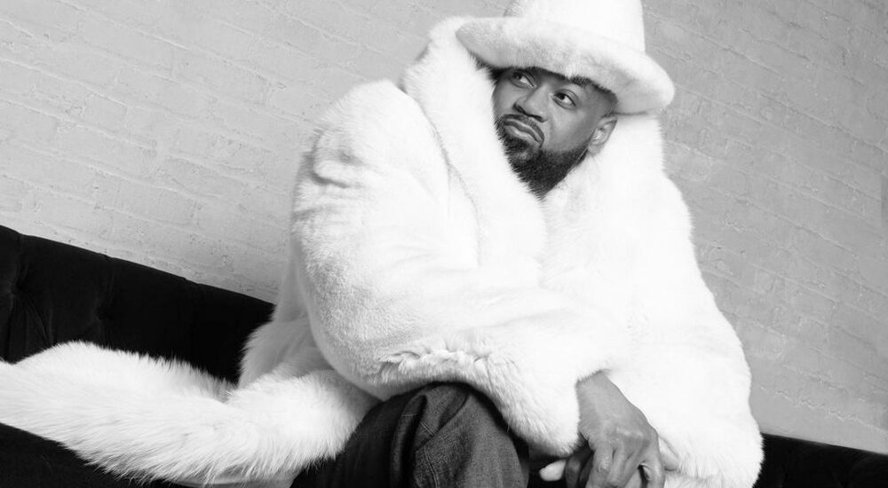 photo en noir et blanc du rappeur Ghostface Killah, ex-membre du Wu-Tang Clan